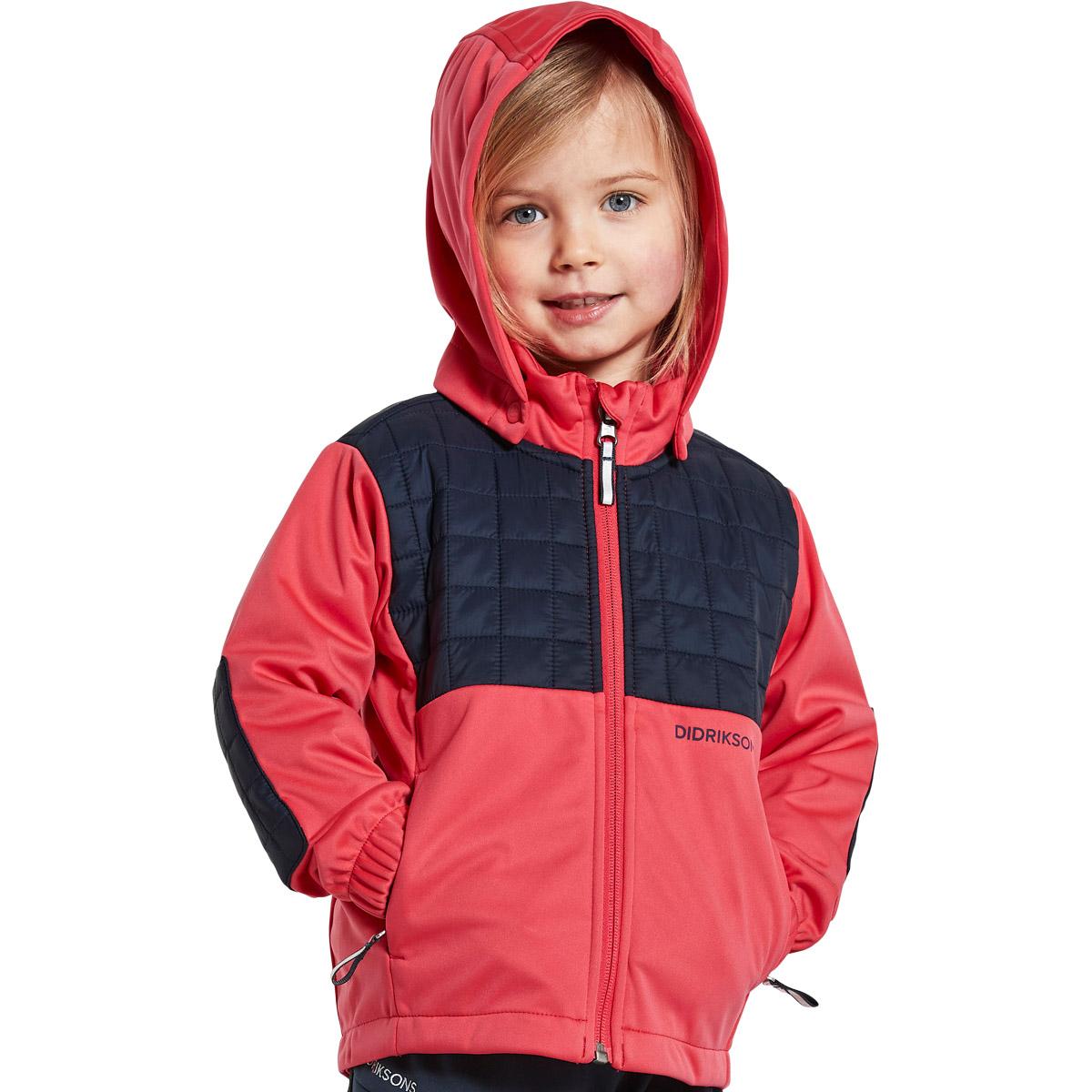 Didriksons Briska Softshell Jakke Børn MODERN PINK