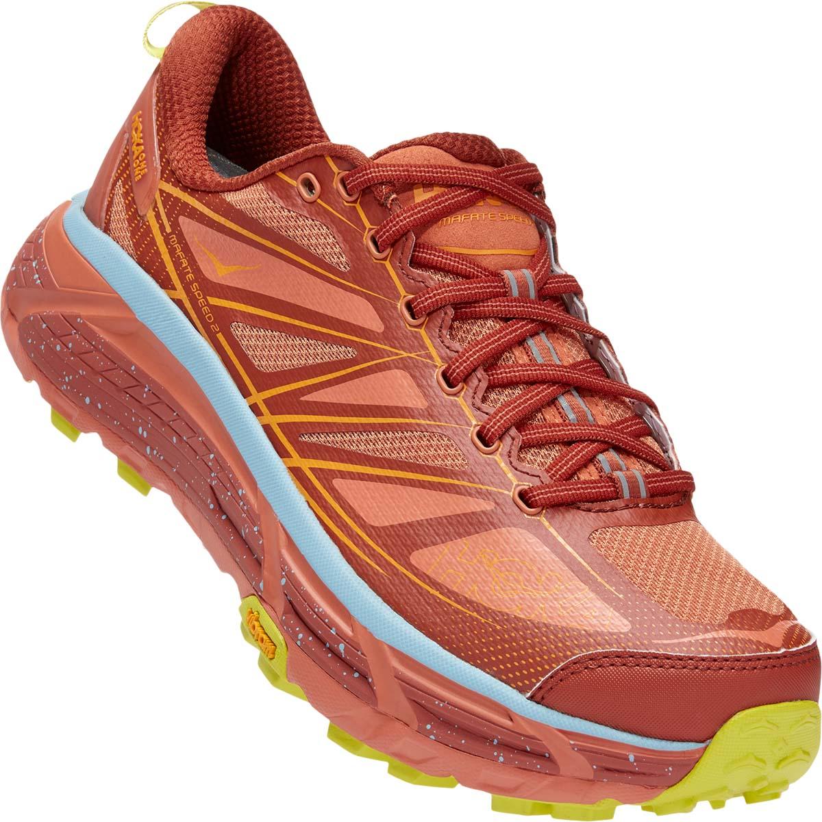 HOKA Mafate Speed 2 Sneakers BAKED CLAY / RADIANT YELLOW
