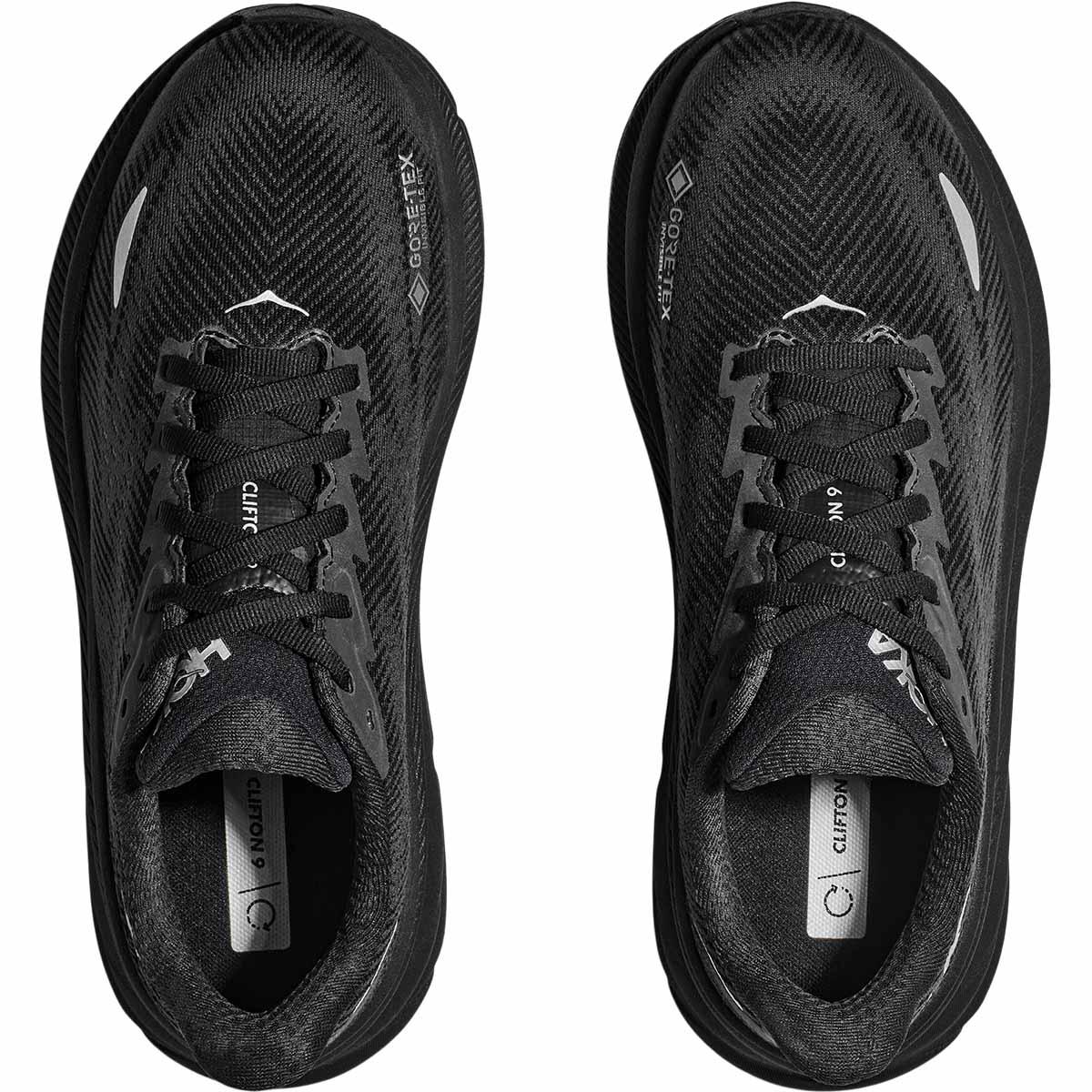 HOKA Clifton 9 GTX Løbesko Herre BLACK / BLACK