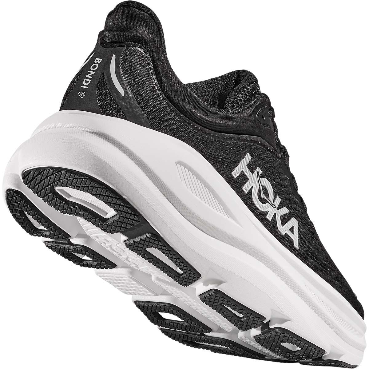 HOKA Bondi 9 Løbesko Herre BLACK / WHITE