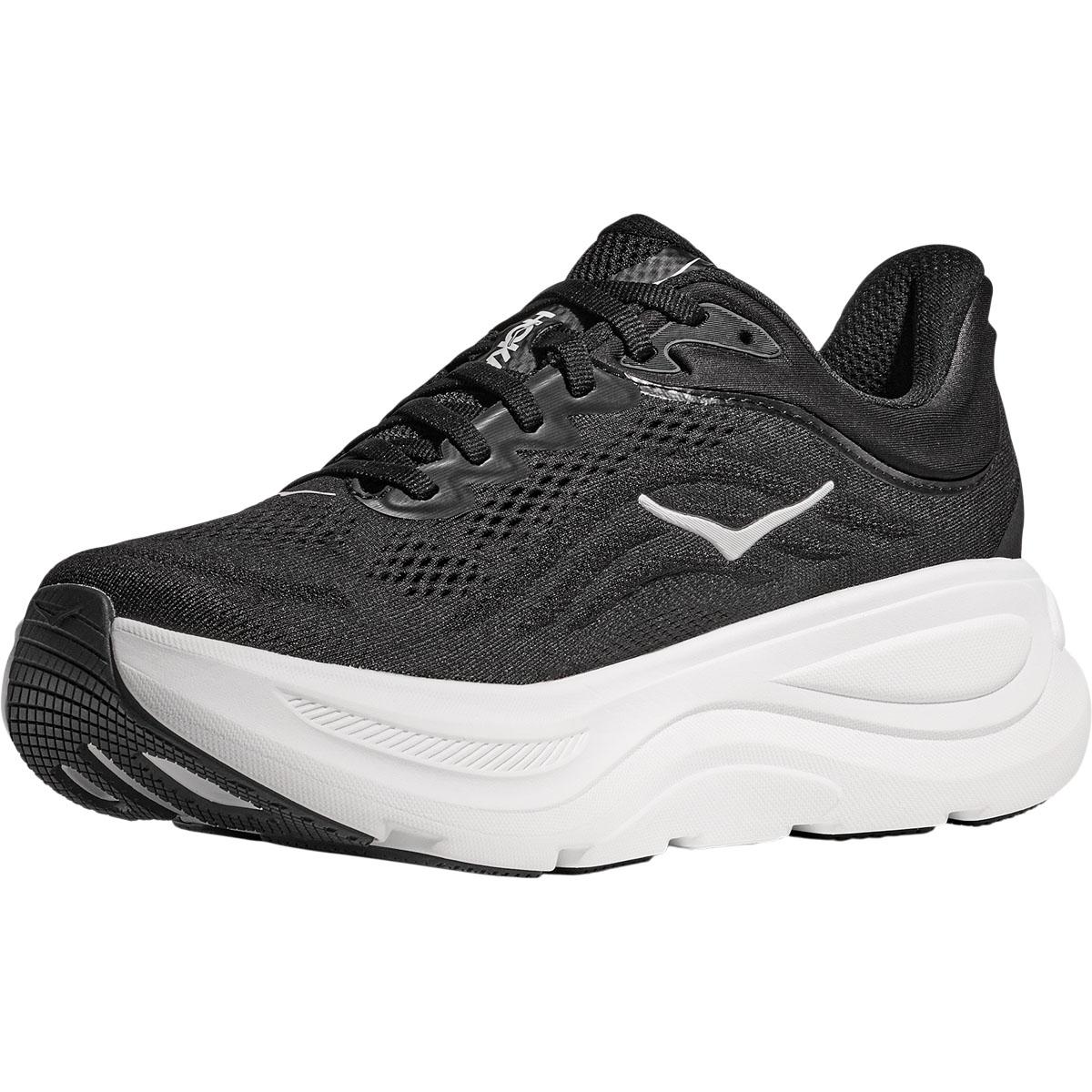 HOKA Bondi 9 Løbesko Herre BLACK / WHITE