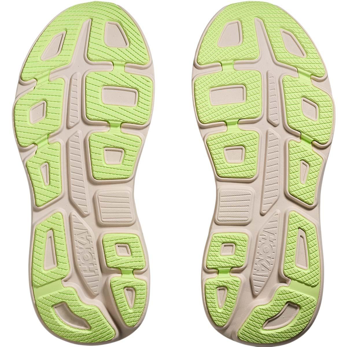 HOKA Bondi 9 Løbesko Herre Beige/Yellow