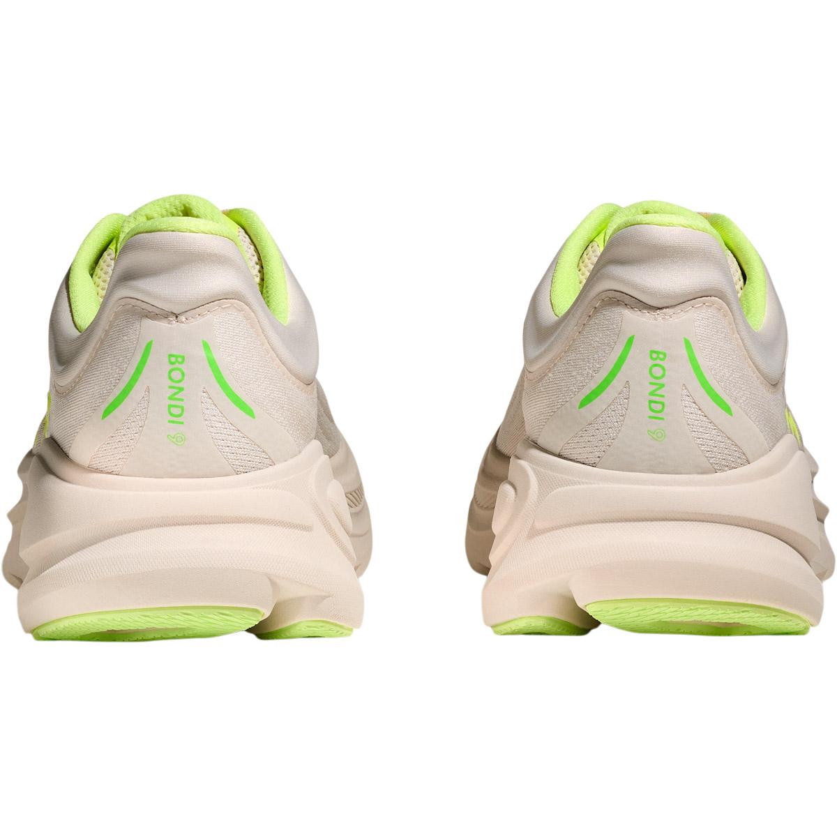 HOKA Bondi 9 Løbesko Herre Beige/Yellow