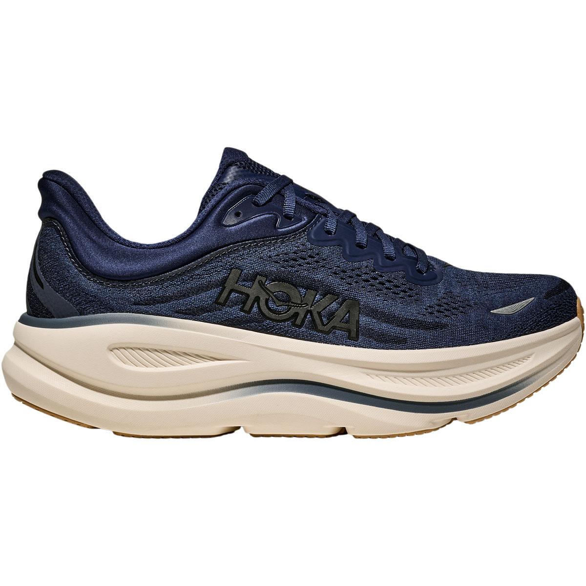 HOKA Bondi 9 Løbesko Herre Navy/Beige