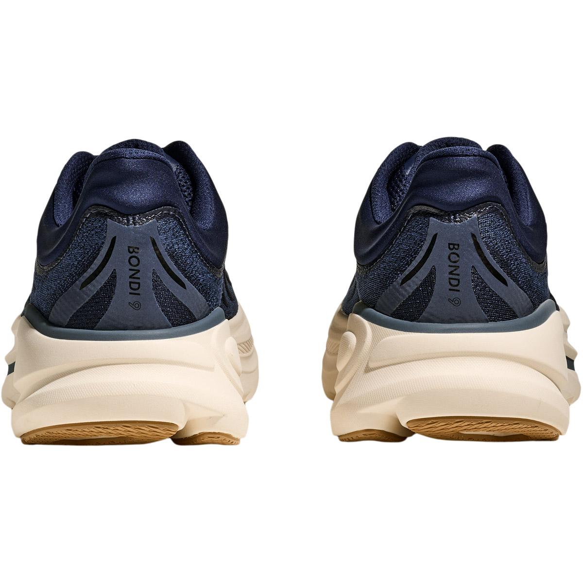 HOKA Bondi 9 Løbesko Herre Navy/Beige