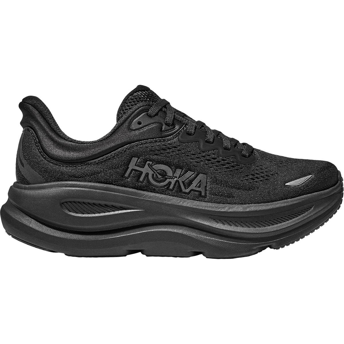 HOKA Bondi 9 Joggesko Dame BLACK / BLACK