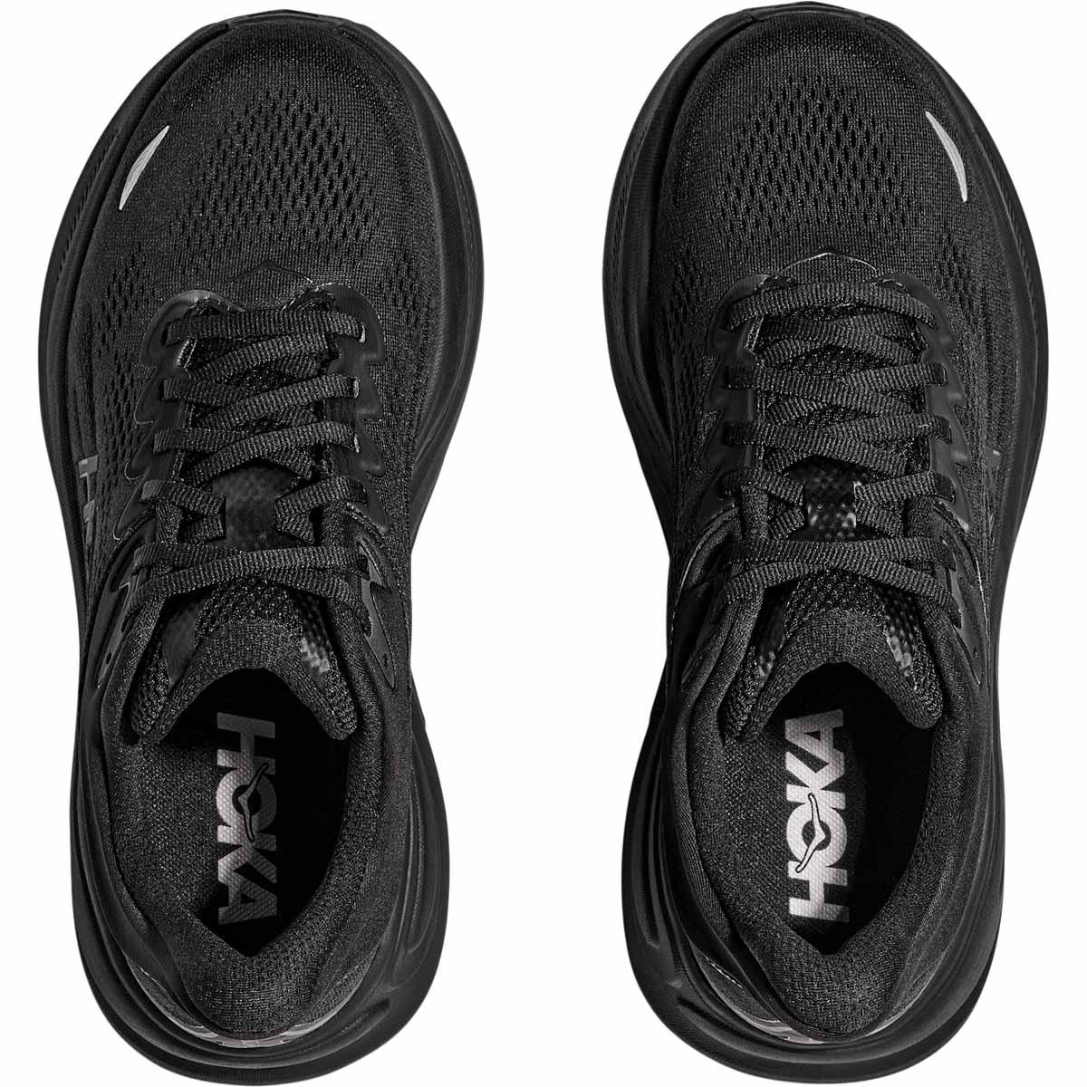 HOKA Bondi 9 Joggesko Dame BLACK / BLACK