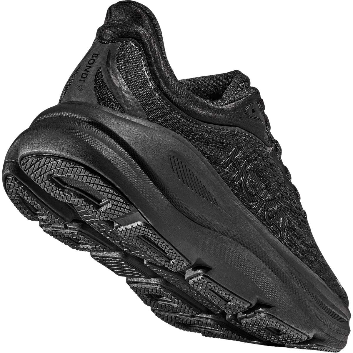HOKA Bondi 9 Joggesko Dame BLACK / BLACK