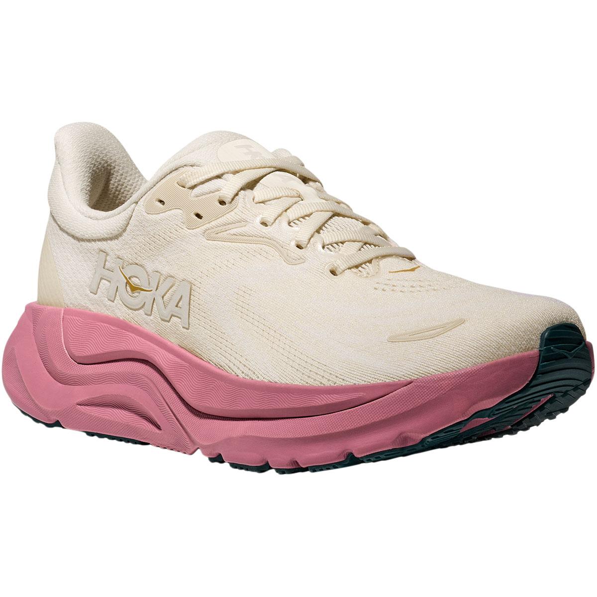 HOKA Arahi 8 Joggesko Dame Beige/Purple