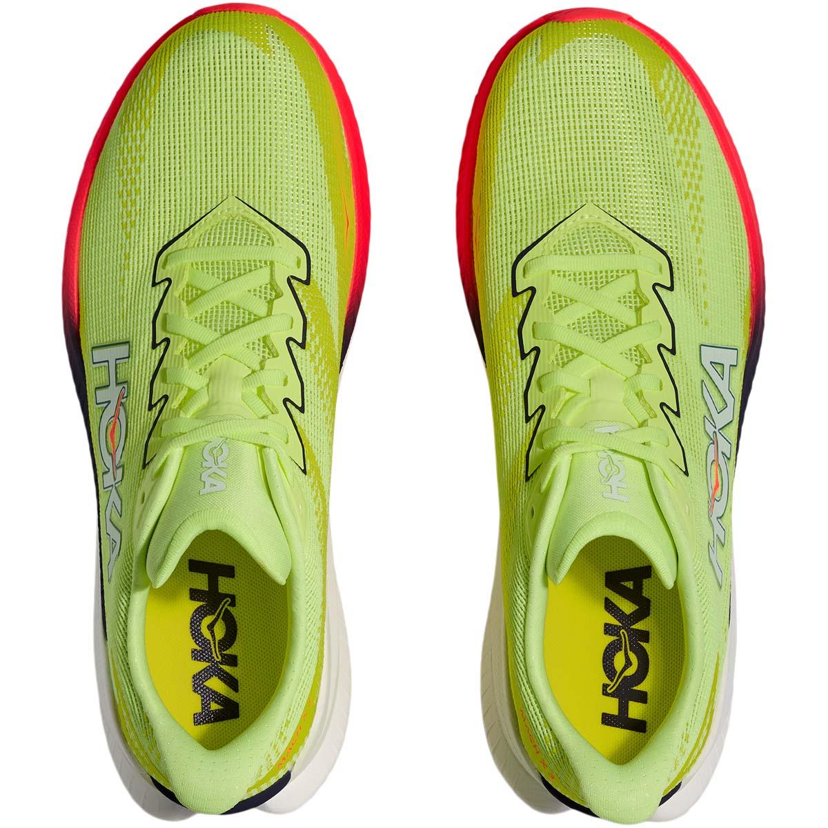 HOKA Mach X 3 Løbesko Herre Yellow/Red