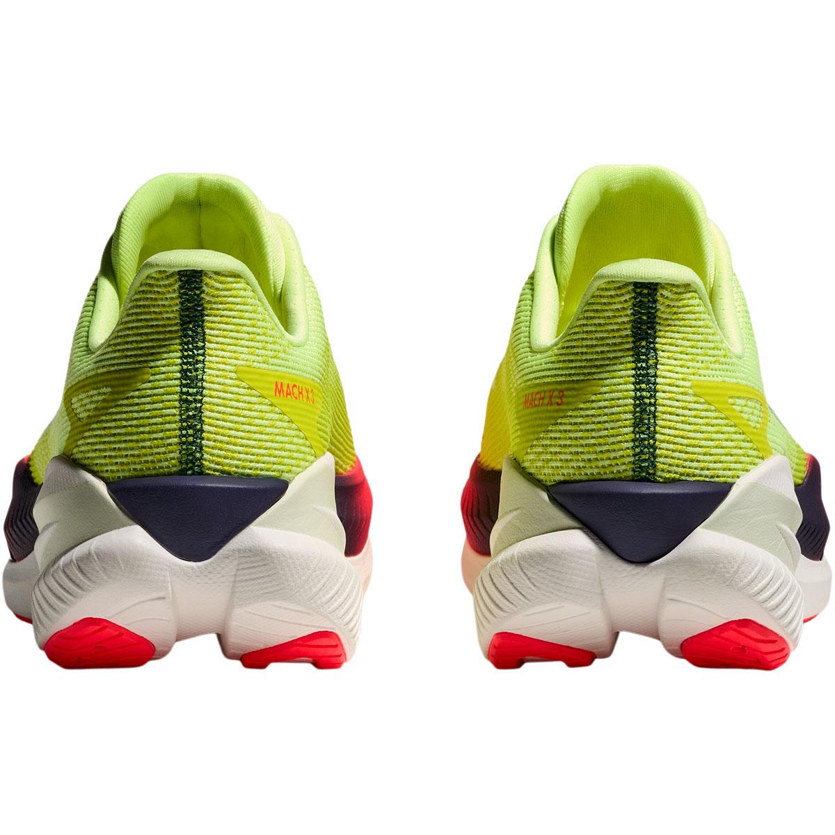 HOKA Mach X 3 Løbesko Herre Yellow/Red