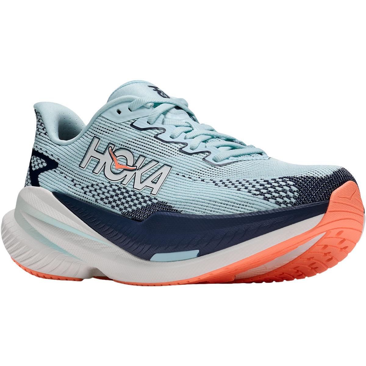 HOKA Mach X 3 Joggesko Dame GLIMMERING BLUE / VARSITY NAVY