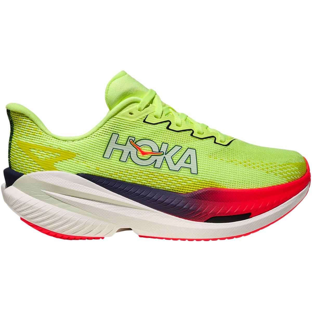 HOKA Mach X 3 Joggesko Dame Yellow/Red