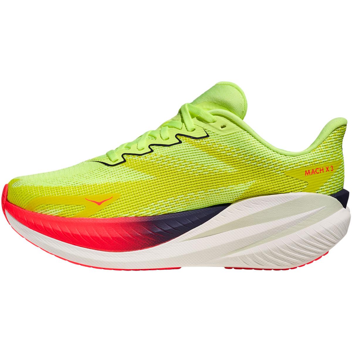 HOKA Mach X 3 Joggesko Dame Yellow/Red