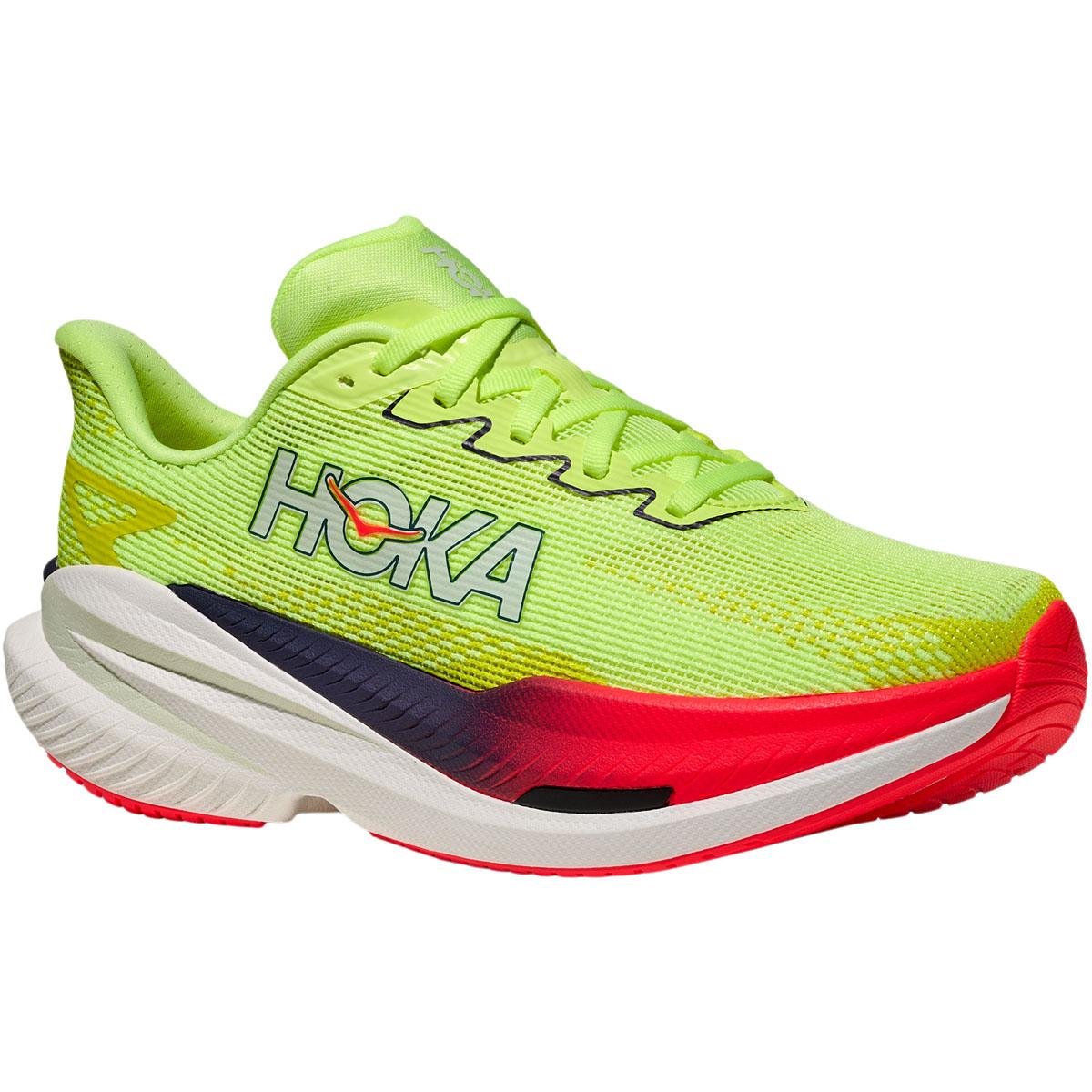 HOKA Mach X 3 Joggesko Dame Yellow/Red