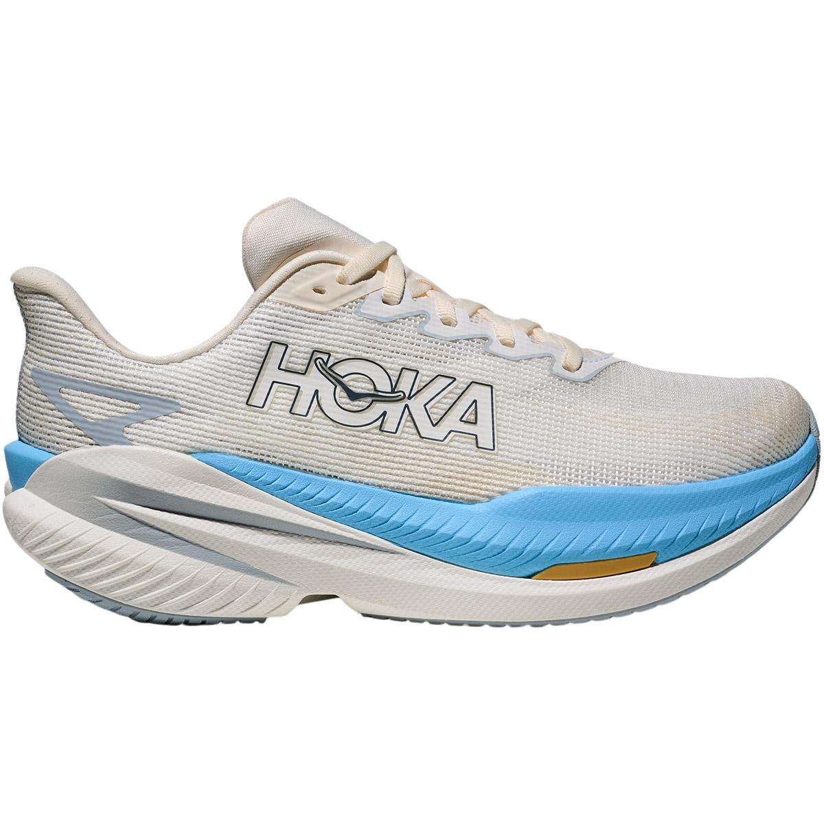 HOKA Mach X 3 Joggesko Dame Beige/Blue