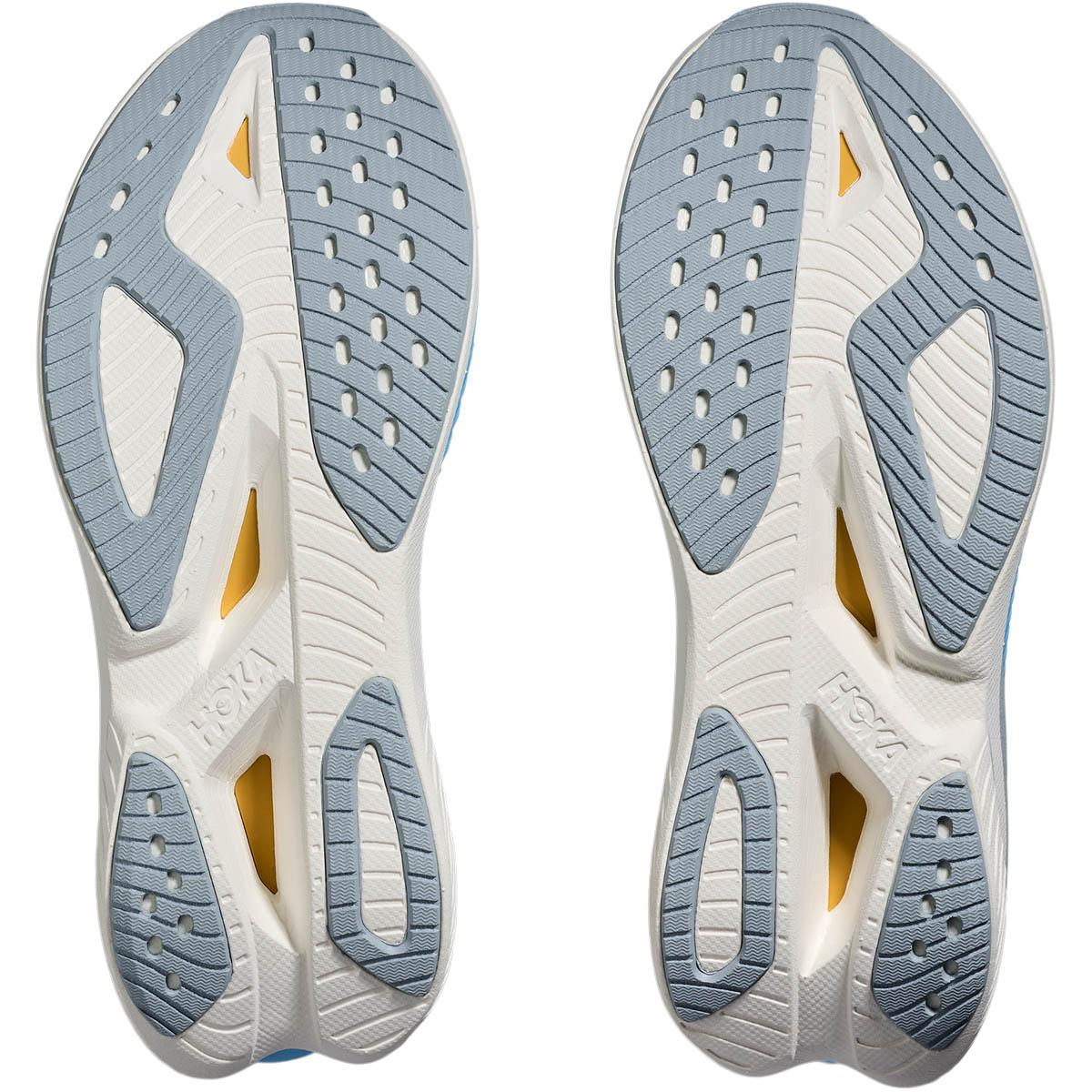 HOKA Mach X 3 Joggesko Dame Beige/Blue