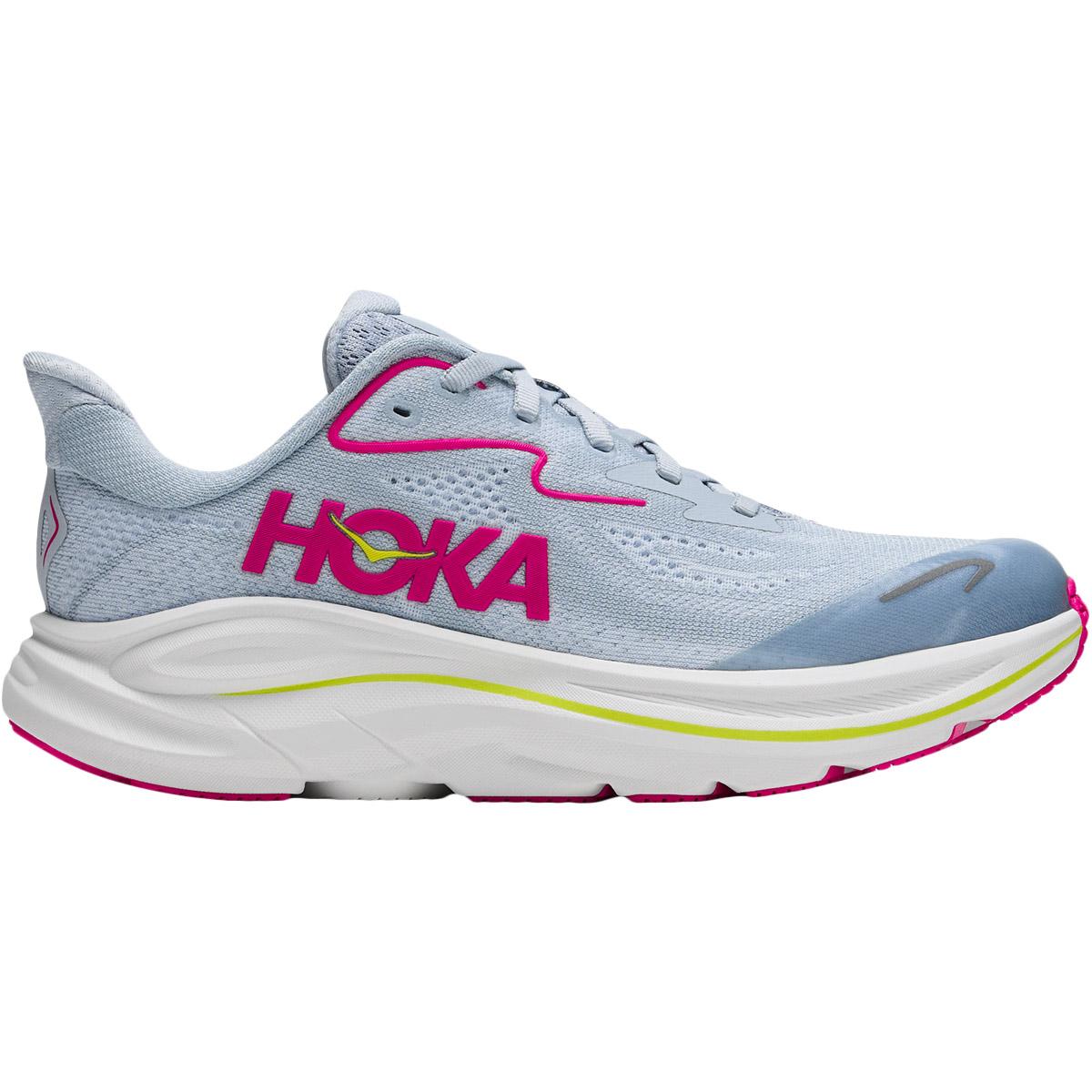 HOKA Clifton 10 Løbesko Børn OVERCAST / NEON DRAGONFRUIT