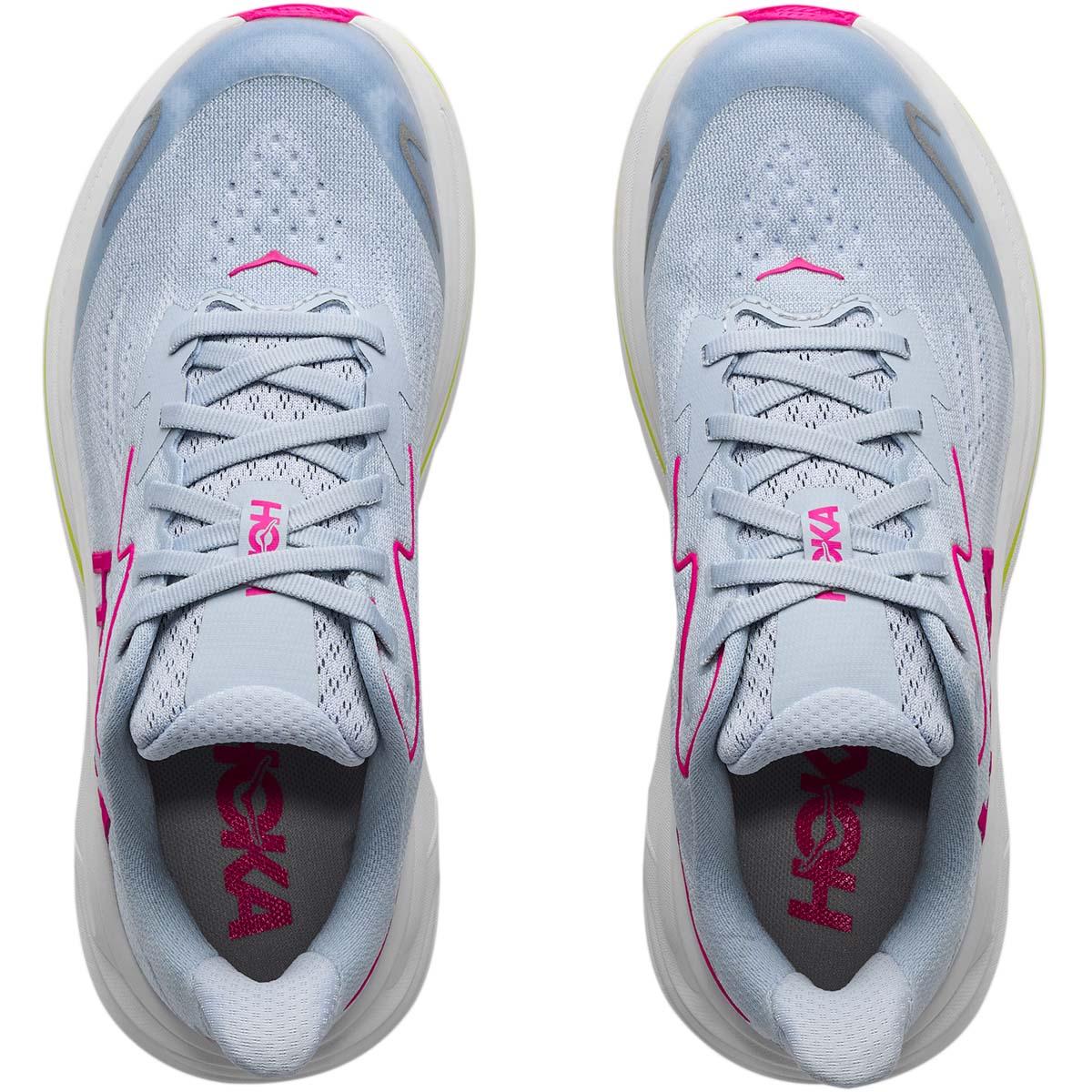 HOKA Clifton 10 Løbesko Børn OVERCAST / NEON DRAGONFRUIT