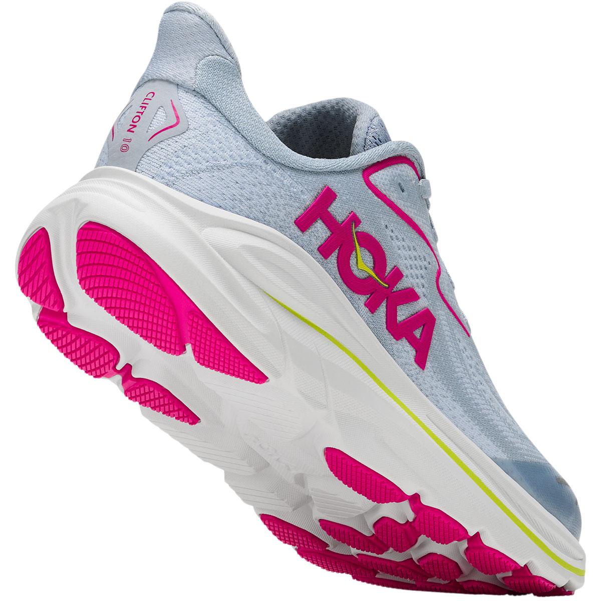 HOKA Clifton 10 Løbesko Børn OVERCAST / NEON DRAGONFRUIT