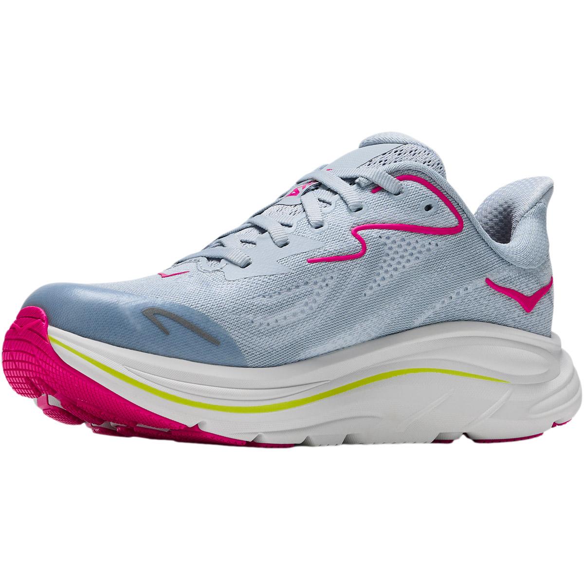 HOKA Clifton 10 Løbesko Børn OVERCAST / NEON DRAGONFRUIT