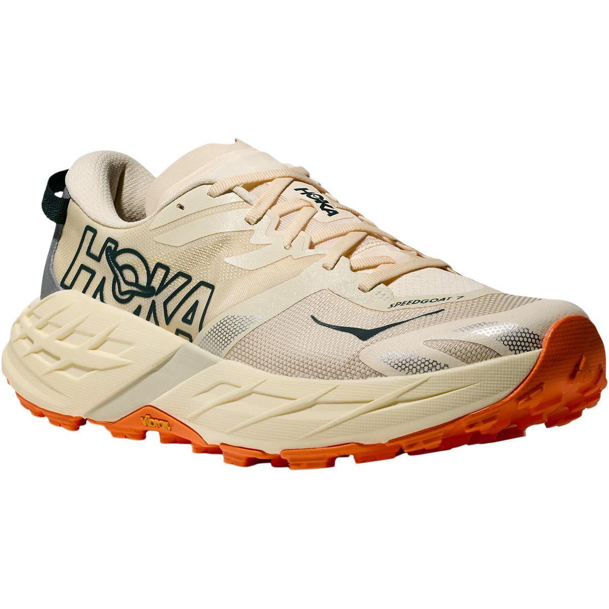 HOKA Speedgoat 7 Trail Løbesko Herre Beige