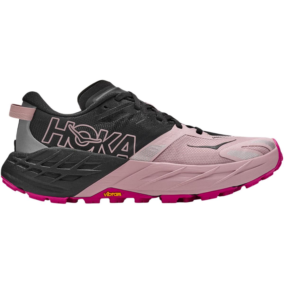 HOKA Speedgoat 7 Terrengløpesko Dame BLACK / PINK OPAL