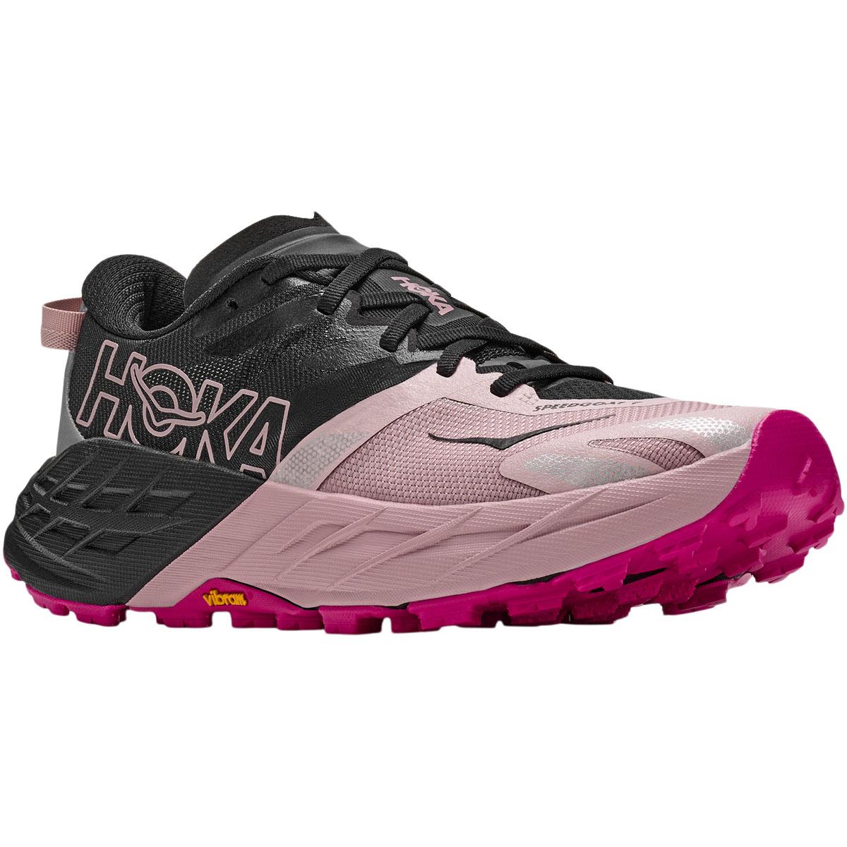 HOKA Speedgoat 7 Terrengløpesko Dame BLACK / PINK OPAL