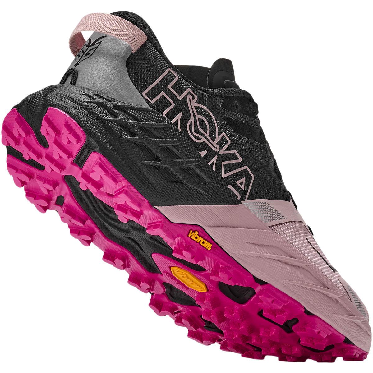 HOKA Speedgoat 7 Terrengløpesko Dame BLACK / PINK OPAL