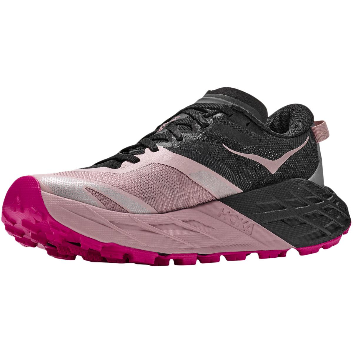 HOKA Speedgoat 7 Terrengløpesko Dame BLACK / PINK OPAL
