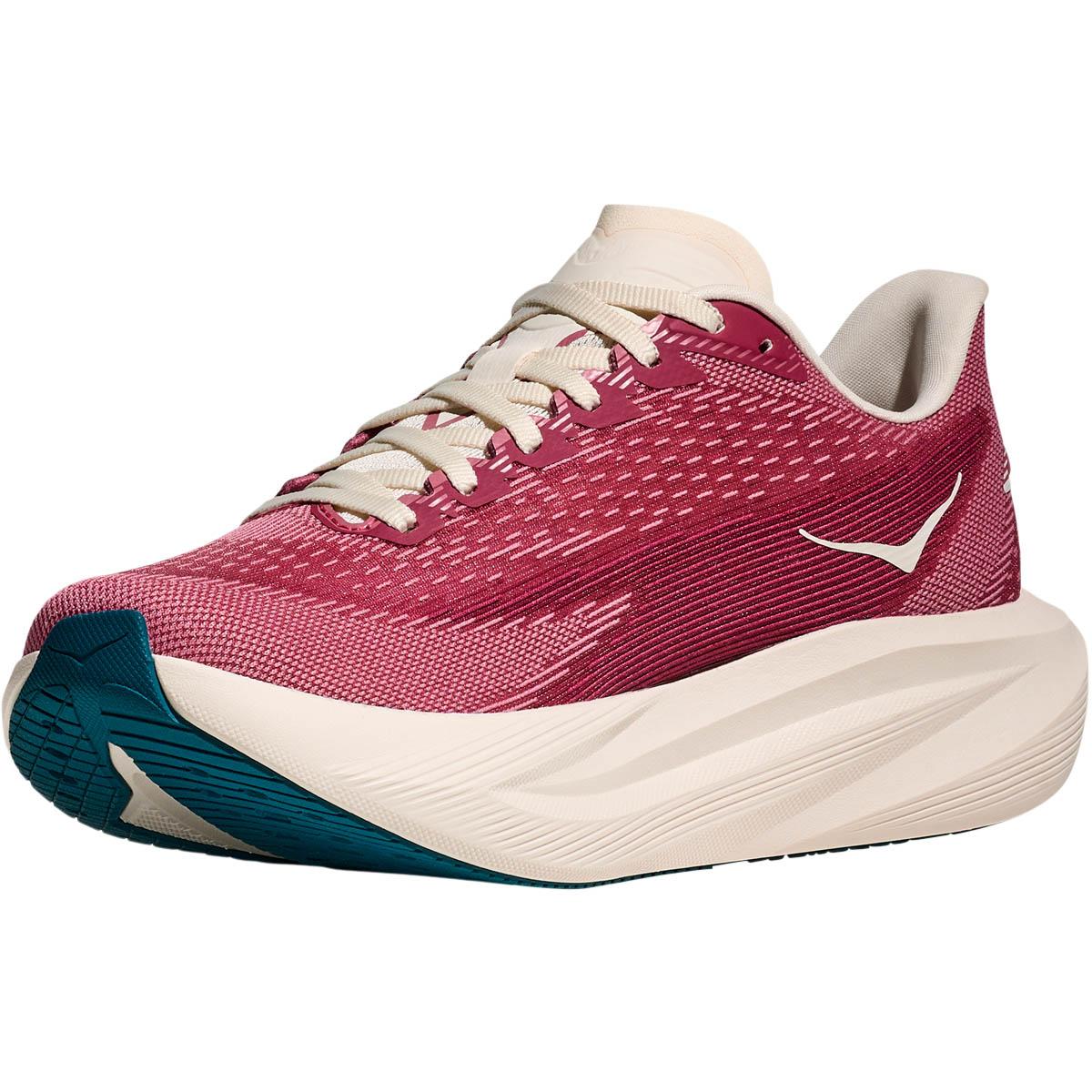 HOKA Mach 7 Joggesko Dame Red/Beige