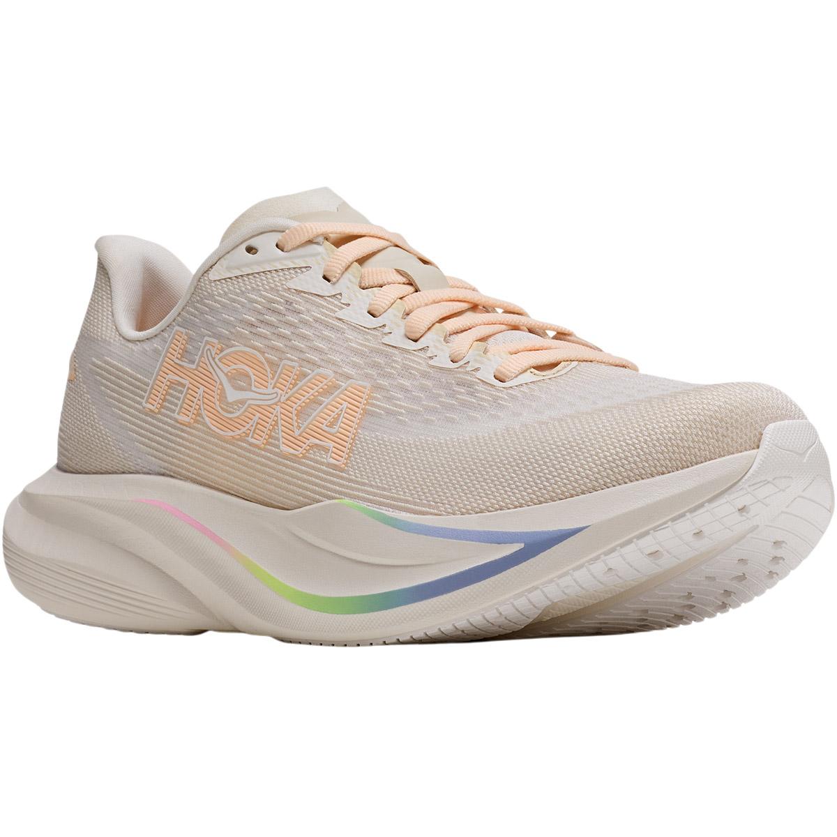 HOKA Mach 7 Joggesko Dame OAT MILK / ALABASTER