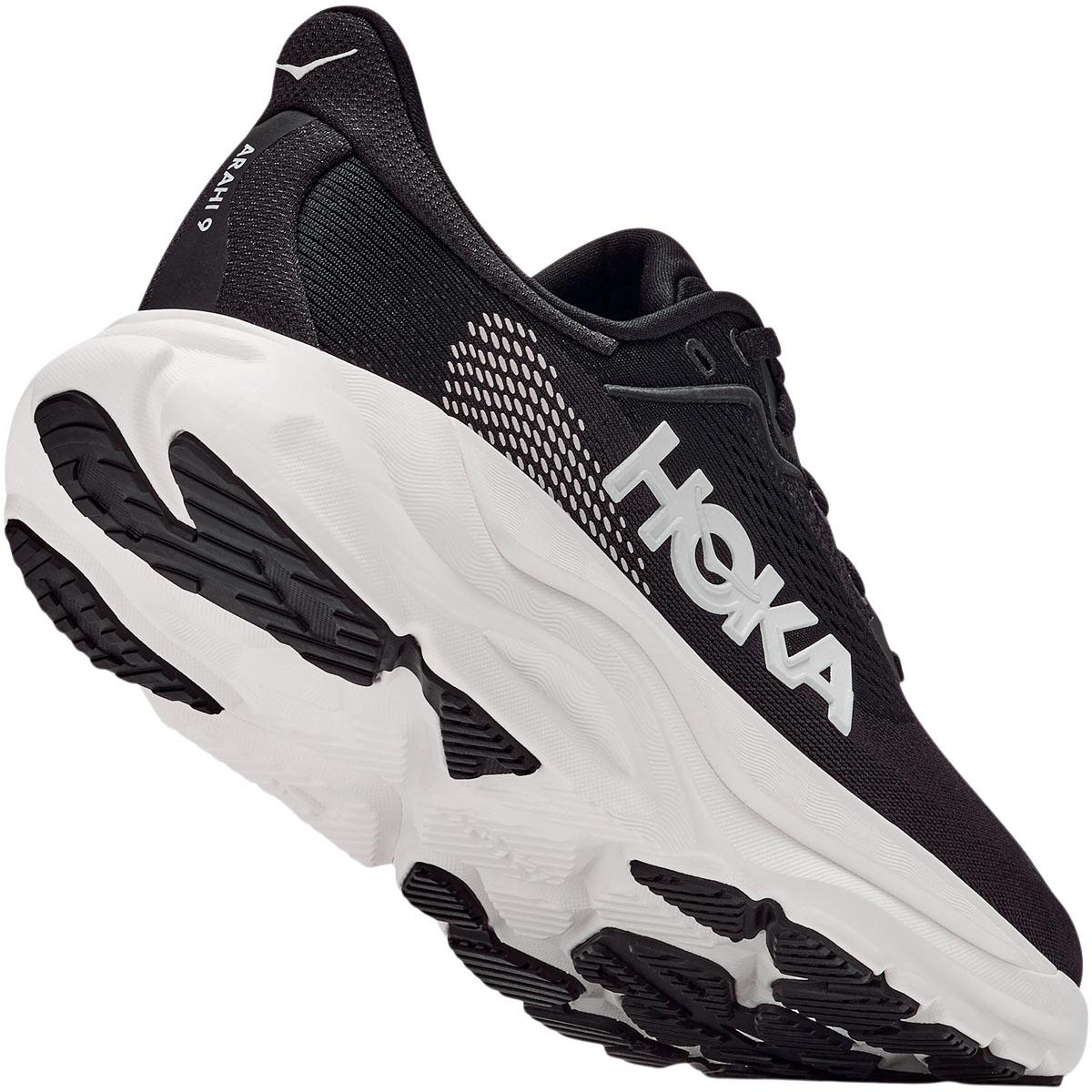 HOKA Arahi 9 Løbesko Herre BLACK / WHITE