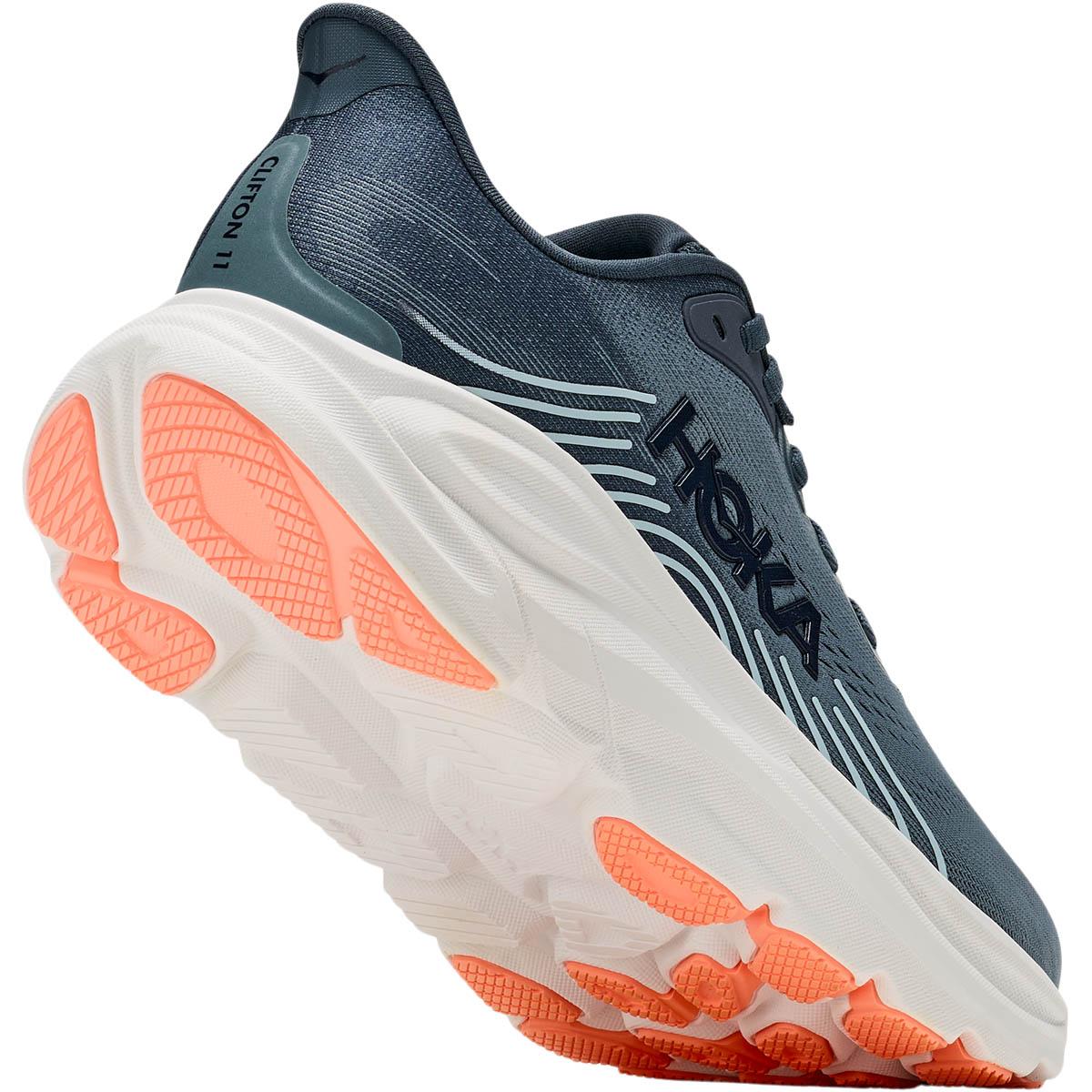 HOKA Clifton 11 Joggesko Dame FADED NAVY / GLIMMERING BLUE