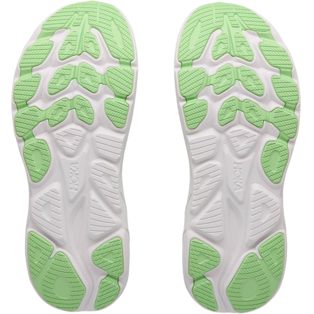 HOKA Clifton 11 Joggesko Dame FROST / NEON YUZU