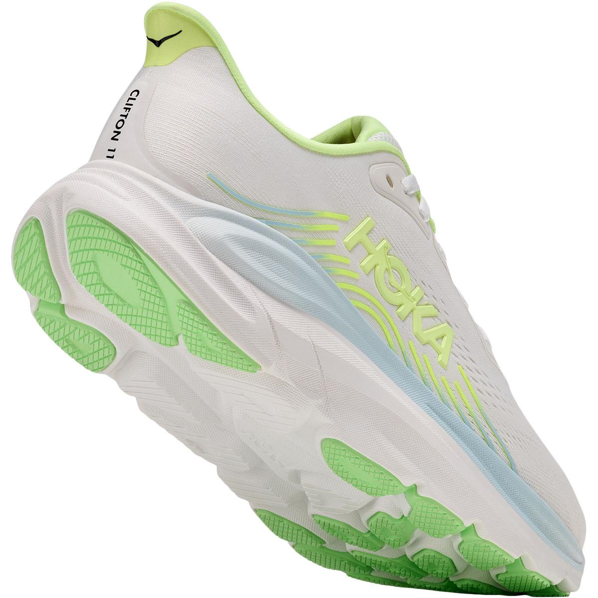 HOKA Clifton 11 Joggesko Dame FROST / NEON YUZU