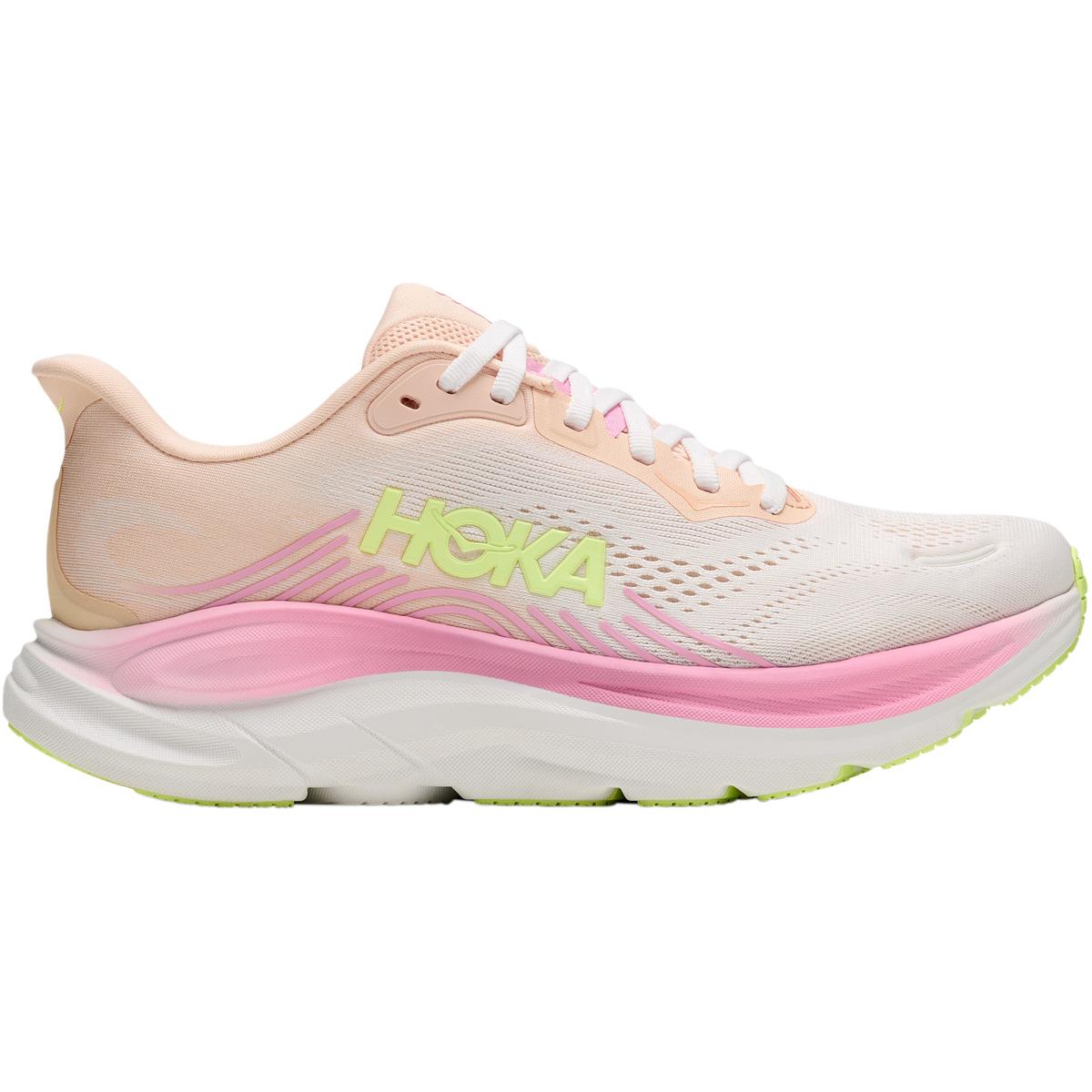 HOKA Clifton 11 Joggesko Dame TANGERINE GLOW / WHITE