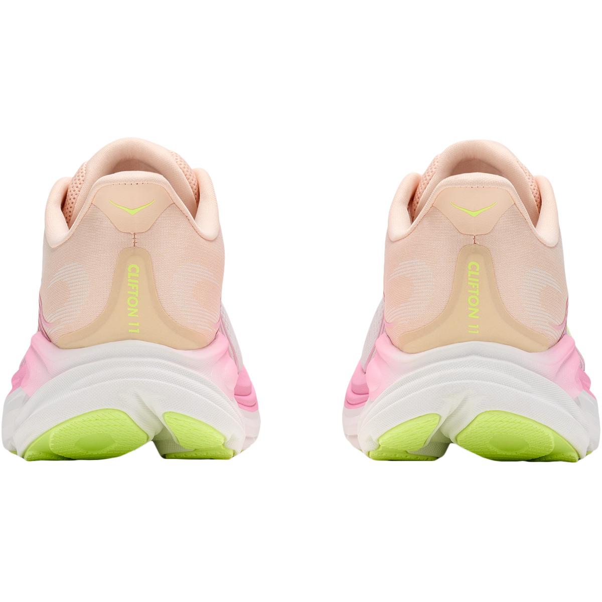 HOKA Clifton 11 Joggesko Dame TANGERINE GLOW / WHITE