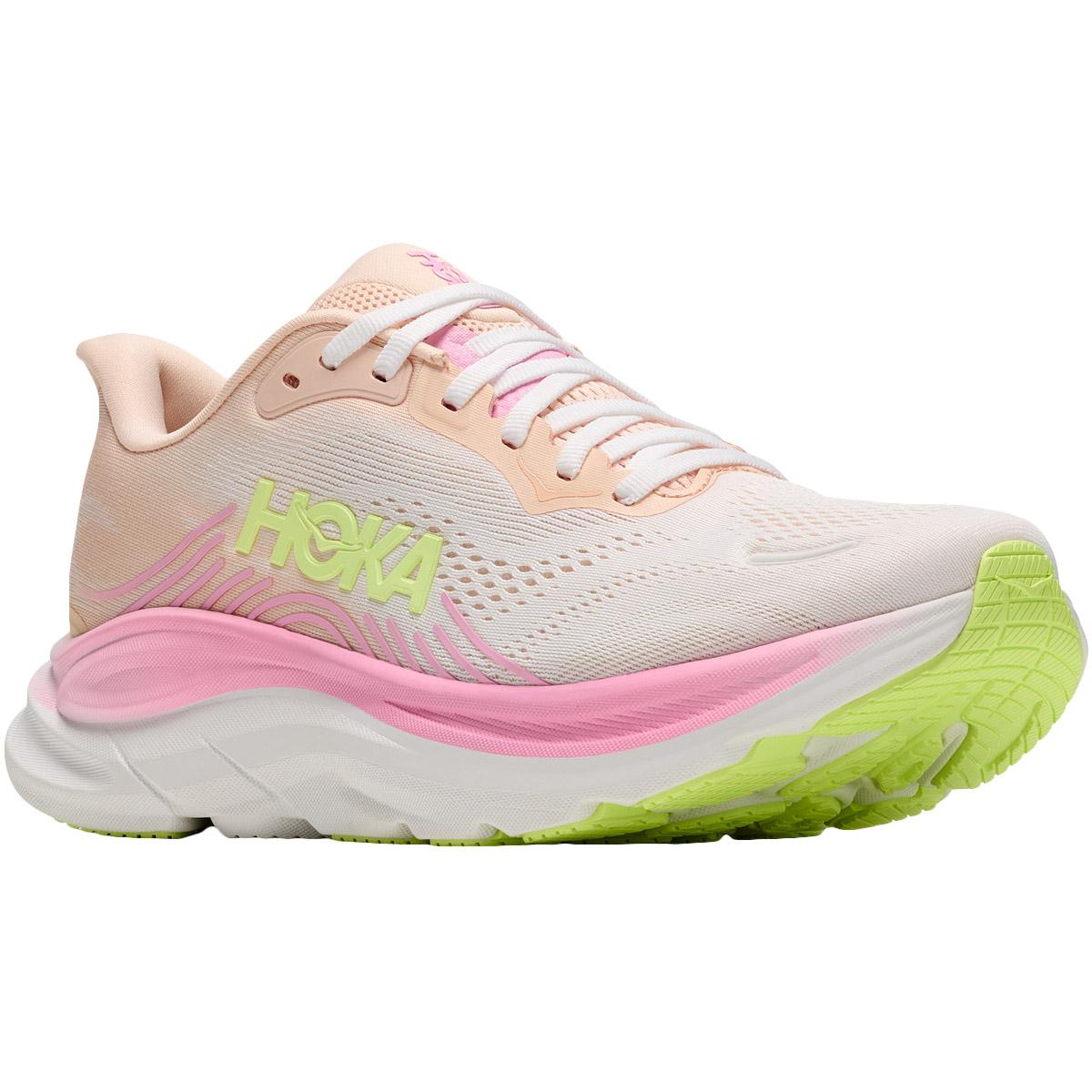 HOKA Clifton 11 Joggesko Dame TANGERINE GLOW / WHITE