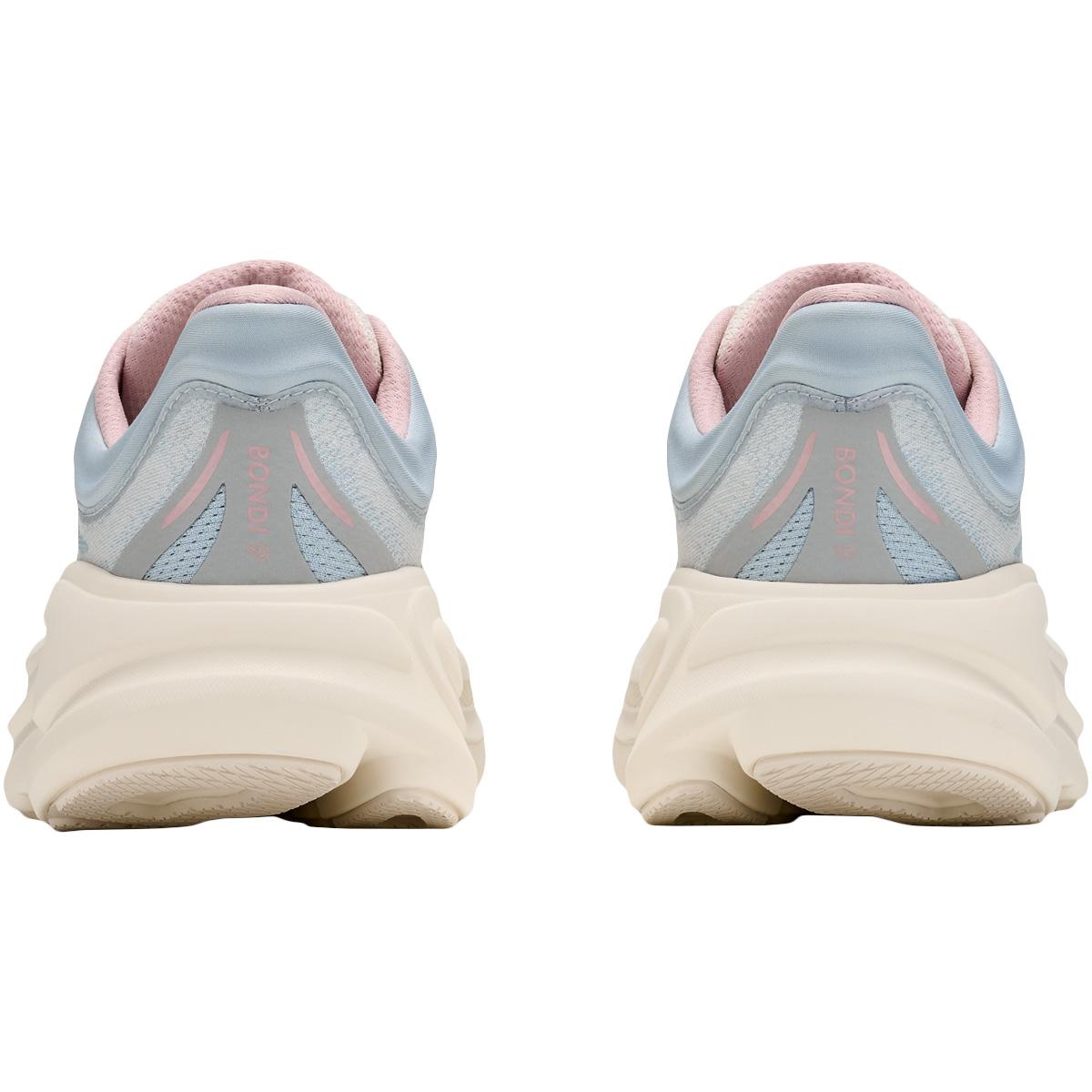 HOKA Bondi 9 Joggesko Dame ALABASTER / MINERAL BLUE