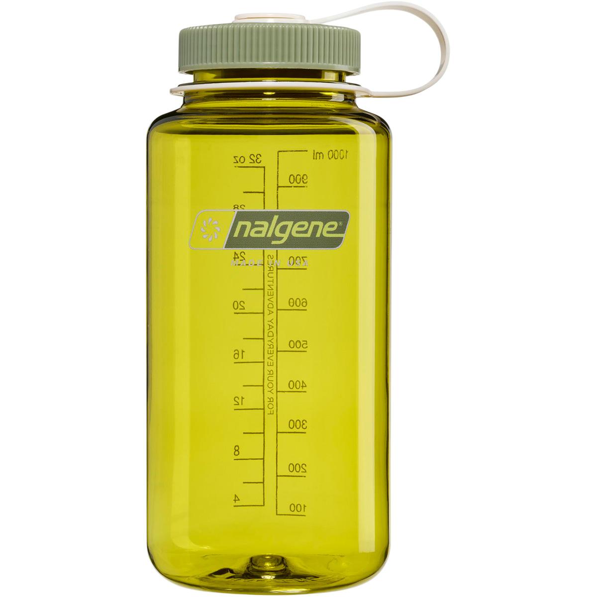Nalgene Wide Mouth Sustain 1L Drikkeflaske ENDIVE / OIL GREEN