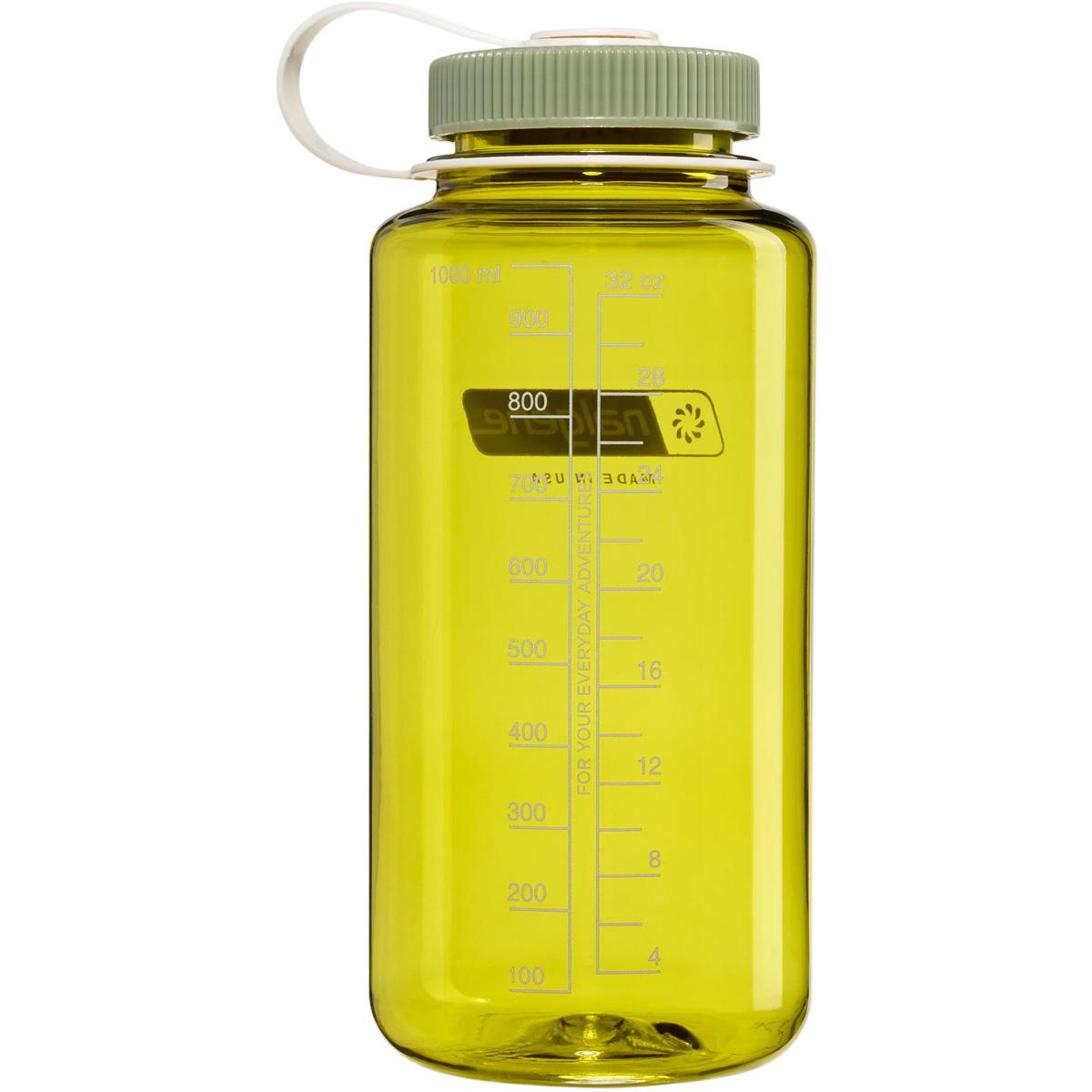 Nalgene Wide Mouth Sustain 1L Drikkeflaske ENDIVE / OIL GREEN