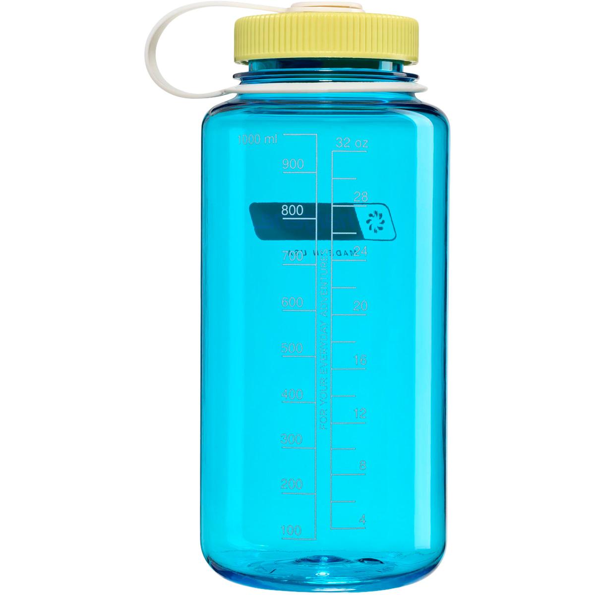 Nalgene Wide Mouth Sustain 1L Drikkeflaske BLUE ATOLL / ENDIVE