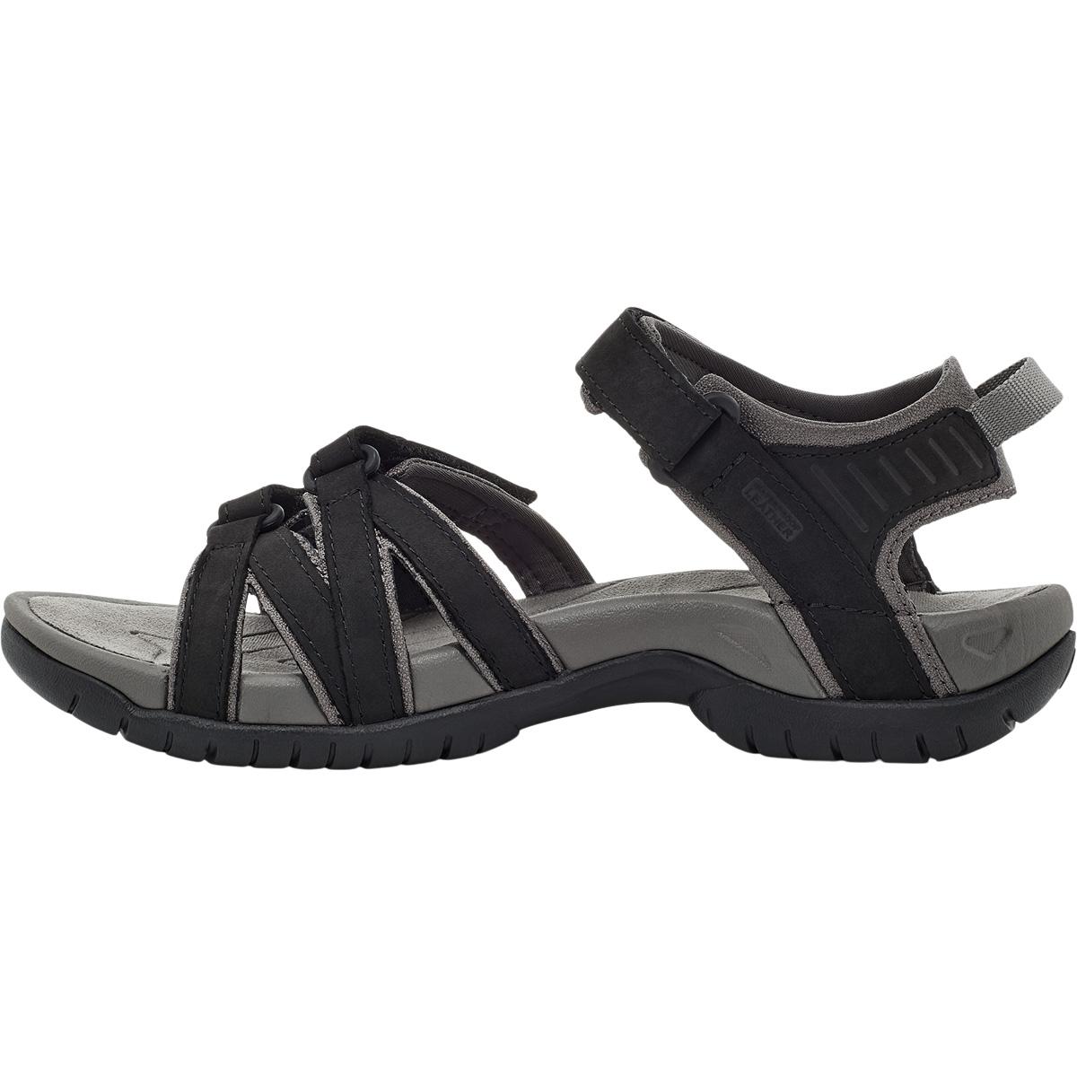 Teva Tirra Leather Sandaler Dame BLACK