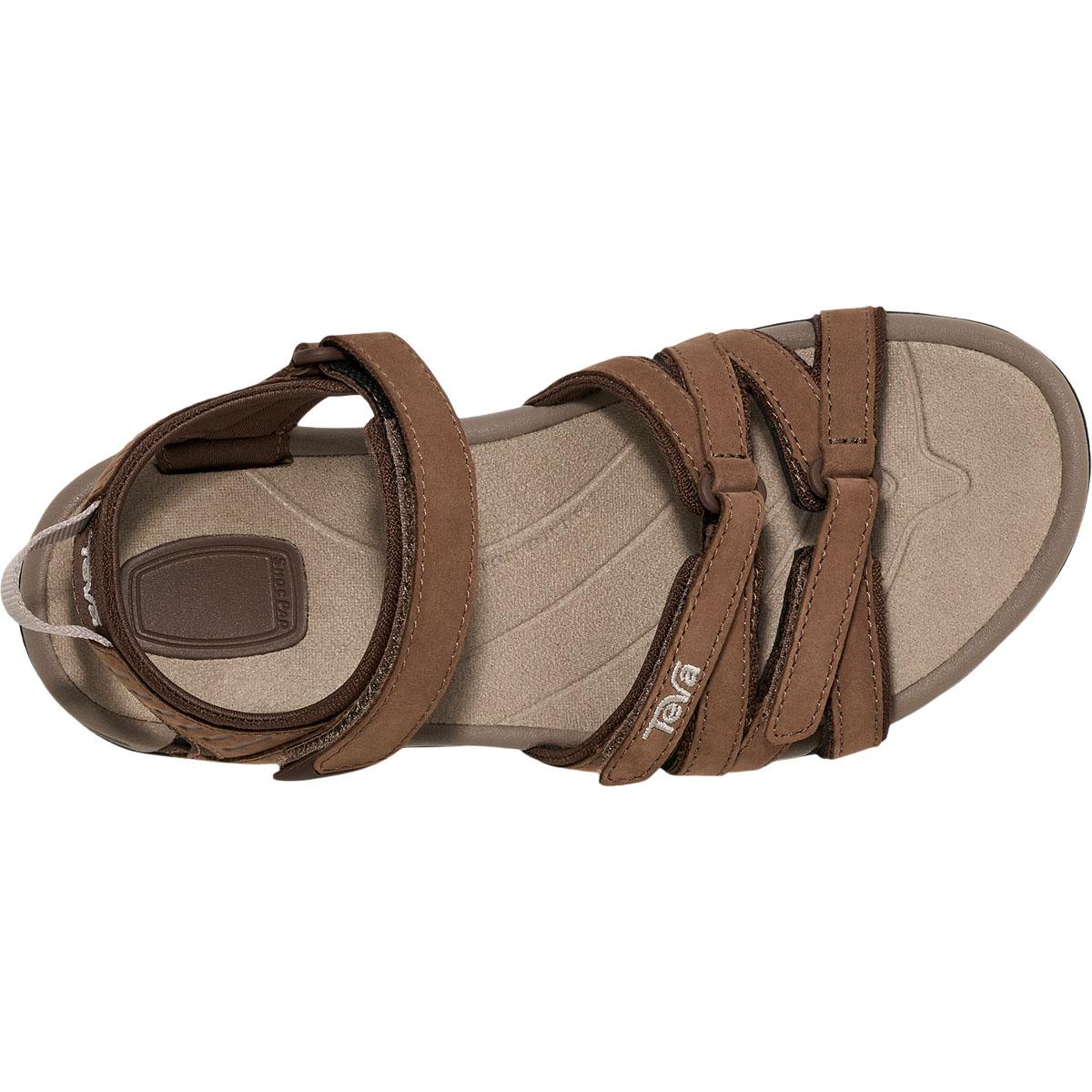 Teva Tirra Leather Sandaler Dame CARIBOU