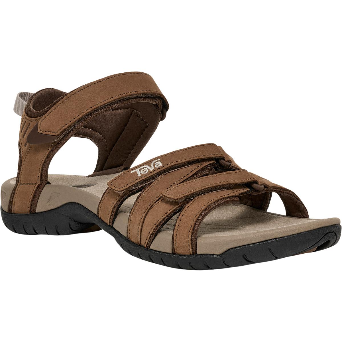 Teva Tirra Leather Sandaler Dame CARIBOU