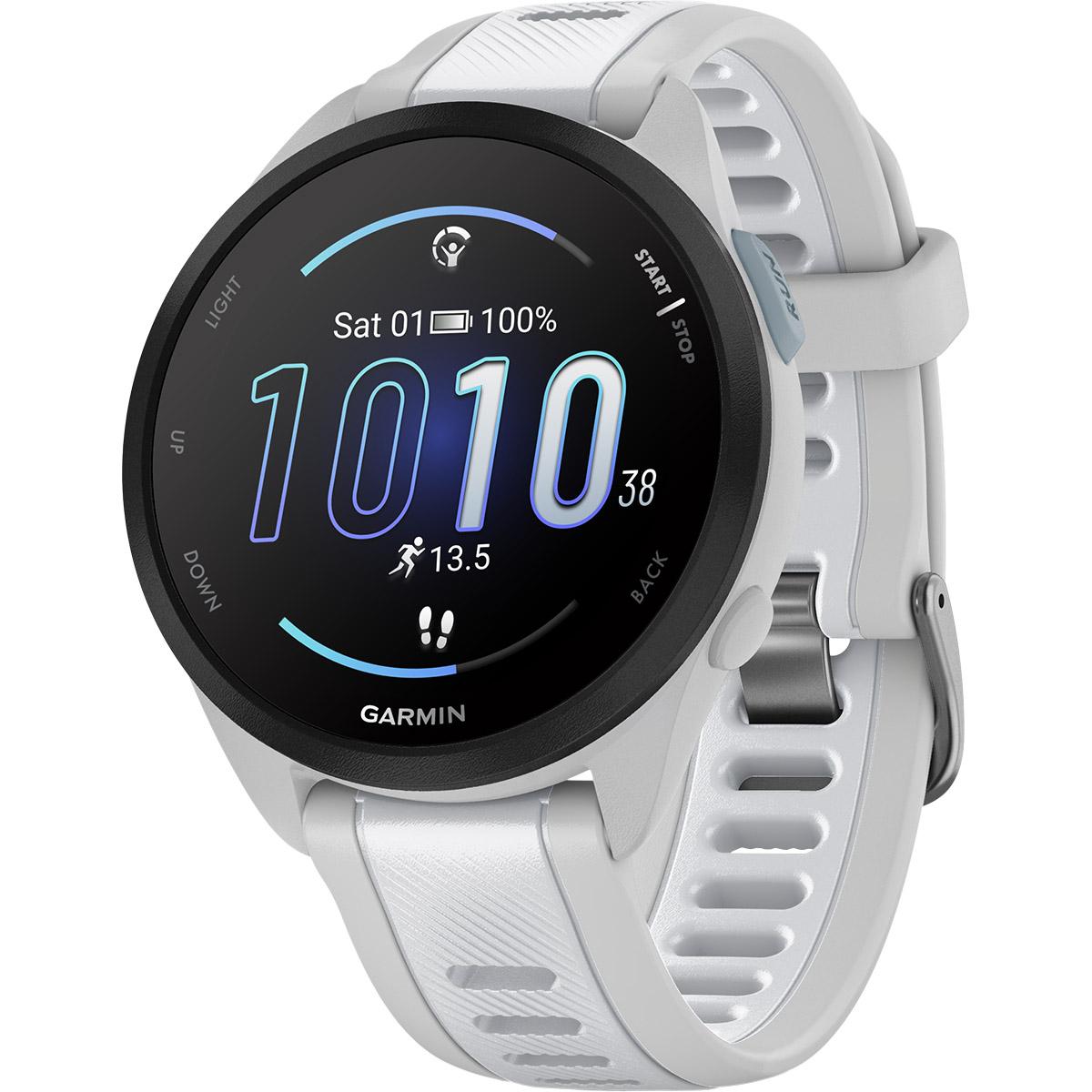 Garmin Forerunner 165 - 43 mm Music GPS Pulsur Mist Grey