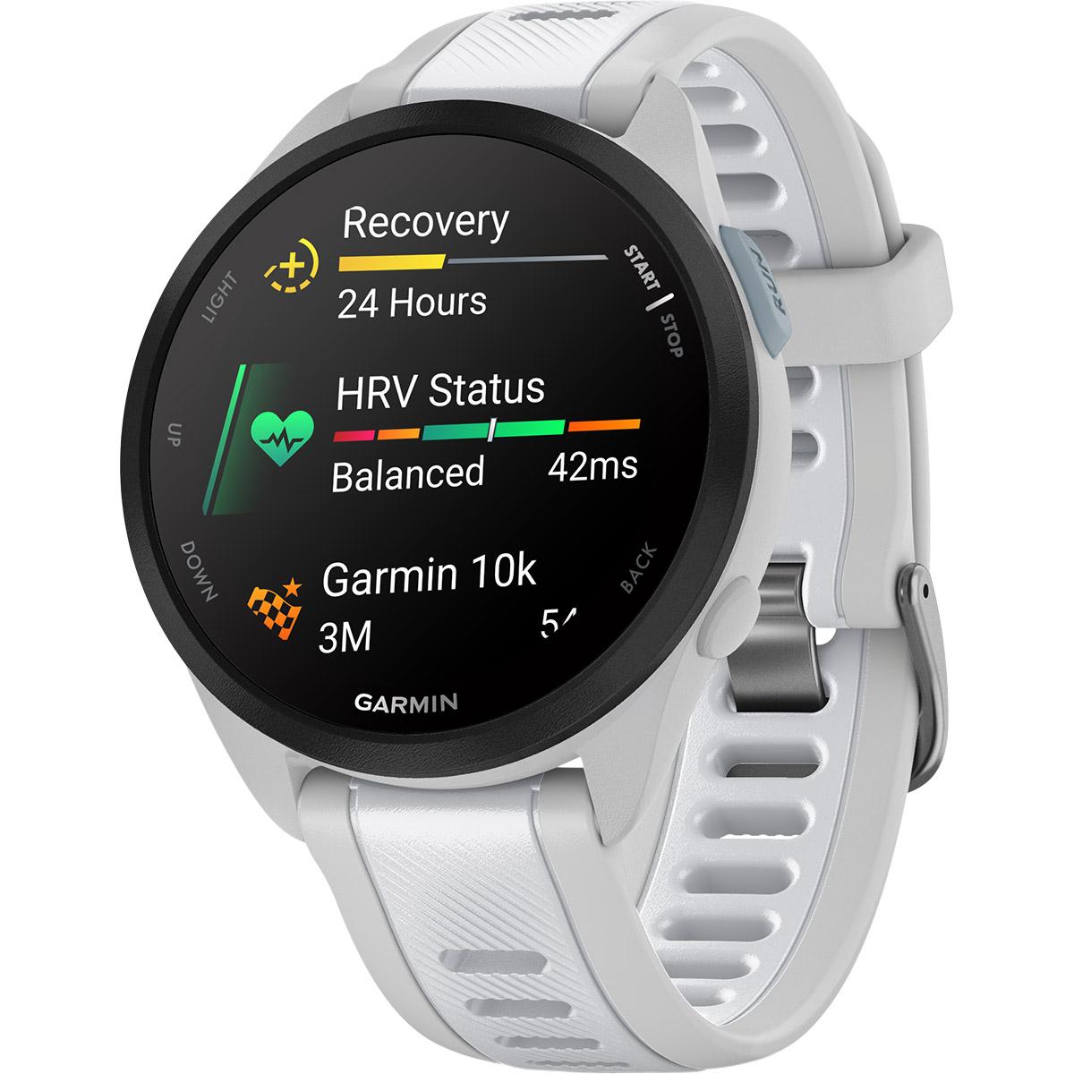 Garmin Forerunner 165 - 43 mm Music GPS Pulsur Mist Grey