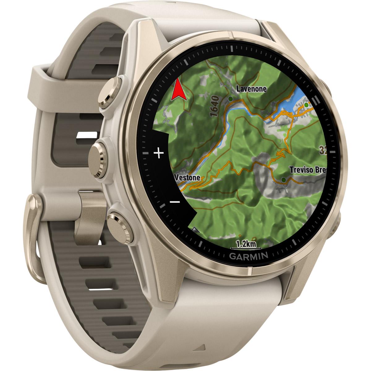 Garmin Fenix 8 - 43 mm Amoled Sapphire GPS Pulsur Soft gold