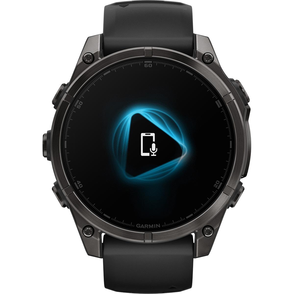 Garmin Fenix 8 - 47 mm Amoled Sapphire GPS Pulsur Carbon grey